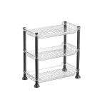 Етажерка настільна прямокутна Bursev 5158 94 Прозора 33x18x33,5 см Етажерка настільна прямокутна Bursev 5158 94 Прозора 33x18x33,5 см