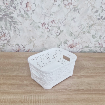 Кошик Ажур 1,8 л білий