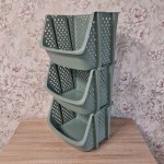 Модульний органайзер для зберігання 15 л, Зелений, 35×30×25 см — 1 секція