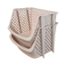 Модульна етажерка з 2 секцій, Бежева, 35×30×50 см Модульна етажерка з 2 секцій, Бежева, 35×30×50 см