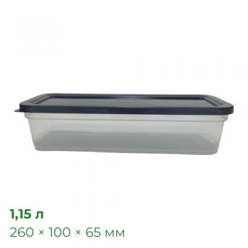 Контейнер Прайм 1,15 л, прозорий