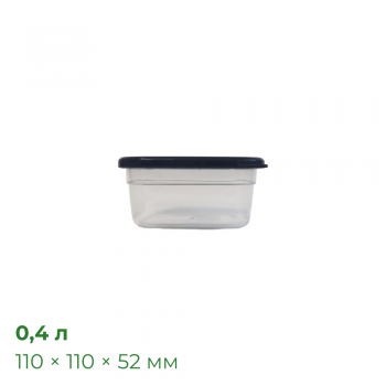 Контейнер Прайм 0,4 л, прозорий
