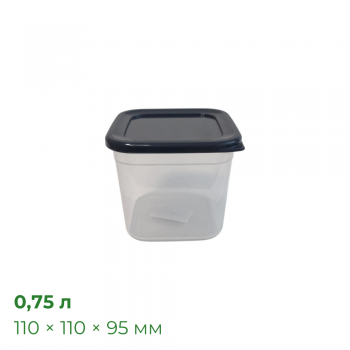 Контейнер Прайм 0,75 л, прозорий