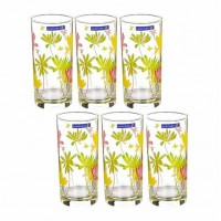 Набор высоких стаканов Luminarc Crazy Flowers N0753 Набор высоких стаканов Luminarc Crazy Flowers N0753