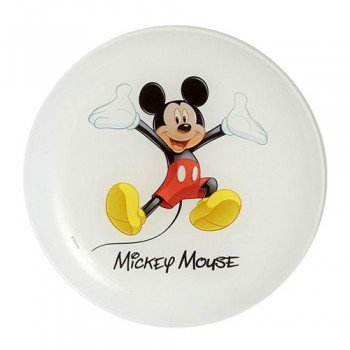 Тарелка десертная круглая Luminarc Disney Colors Mickey 20 см G9172 Тарелка десертная круглая Luminarc Disney Colors Mickey 20 см G9172