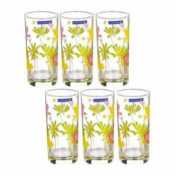 Набор высоких стаканов Luminarc Crazy Flowers N0753