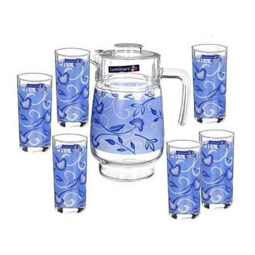 Набор для воды Luminarc Blue Flora 7 пр N9665