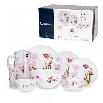 Сервіз столовий Luminarc Dream Grass 46 пр. P0334