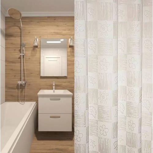 Шторка для ванной МД Toffee NJ01555