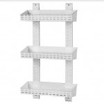 Полиця R-plastic Ротанг 3 яруси Білий