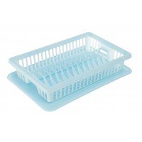 Сушка для тарелок одноярусная R-plastic Голубая