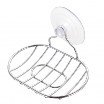 Мильниця хромована на присосці Besser BS0104 13х8 см