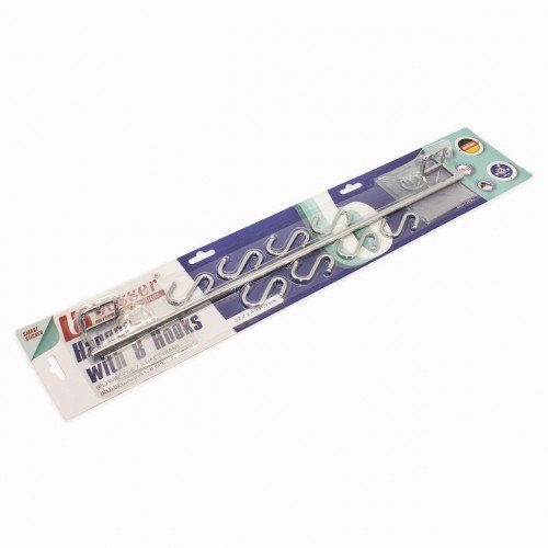 Планка рейлінгова з 8 гачками Besser BS0160 50х4х7, 5см 