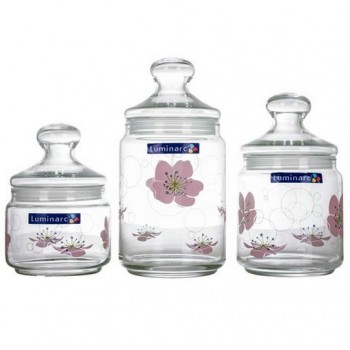 Набор банок Luminarc Club Ikumi J9128