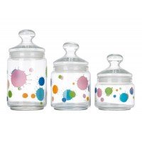 Набор банок Luminarc Club Aime Splash H9974 Набор банок Luminarc Club Aime Splash H9974