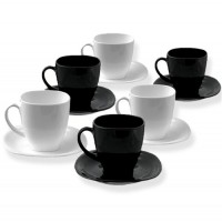 Чайный сервиз Luminarc Carine black D2371 Чайный сервиз Luminarc Carine black D2371