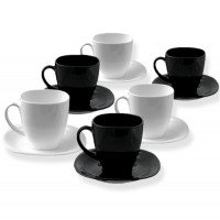 Чайный сервиз Luminarc Carine black D2371 Чайный сервиз Luminarc Carine black D2371