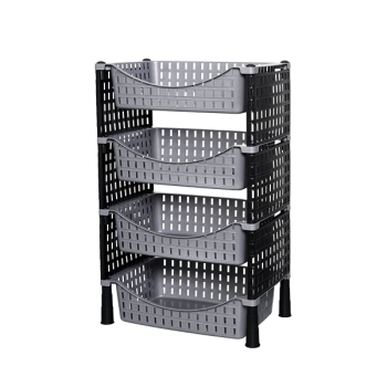 Етажерка для овочів Elif 119-2 Чорний Етажерка для овочів Elif 119-2 Чорний