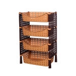 Етажерка для овочів Elif 119-1 Бежево-коричневий