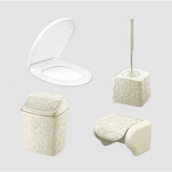 Набір для ванної Elif Ажур 523-2 Бежевий