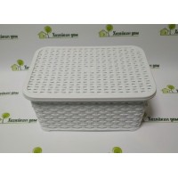Корзина для мелочей Irak Plastik SP-295-2 Белый Корзина для мелочей Irak Plastik SP-295-2 Белый
