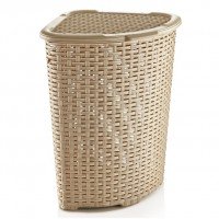 Угловая корзина для белья Dunya Rattan 05005-430 Бежевый