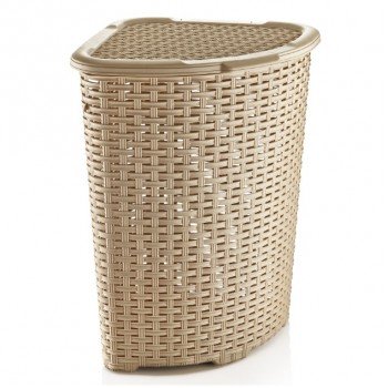 Угловая корзина для белья Dunya Rattan 05005-430 Бежевый