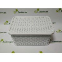 Корзина для мелочей Irak Plastik SP-295-2 Белый Корзина для мелочей Irak Plastik SP-295-2 Белый