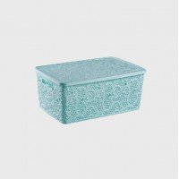 Корзина с крышкой для хранения Lace Tuffex 4 л Корзина с крышкой для хранения Lace Tuffex 4 л