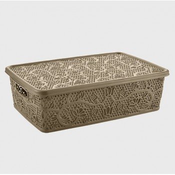 Кошик з кришкою для зберігання Lace Tuffex 10 л