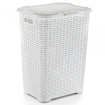 Корзина для белья Dunya Rattan 05004-100 Белый