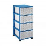 Комод Elif Wicker 296-3 Блакитний