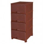 Комод Elif Rattan 301-2 Коричневый Комод Elif Rattan 301-2 Коричневый