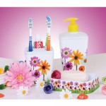 Набір аксессуарів для ванної Elif Гербери