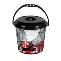 Відро з кришкою Elif Лондон 14 л 358-9 Відро з кришкою Elif Лондон 14 л 358-9