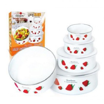 Набір з 5-ти емальованих судочків Stenson