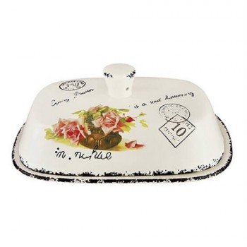 Маслянка керамічна Maestro Листівка-троянда