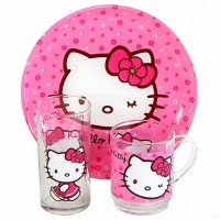 Набор Luminarc Disney Hello Kitty Pink Набор Luminarc Disney Hello Kitty Pink