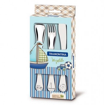 Набір дитячих столових приладів BABY Le Petit blue