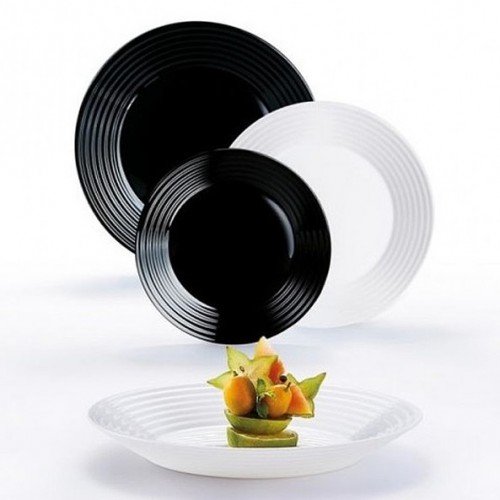 Сервиз Luminarc Harena Black White N2231 18 предметов