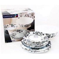 Сервіз Luminarc ALCOVE Black 19 предметів Сервіз Luminarc ALCOVE Black 19 предметів