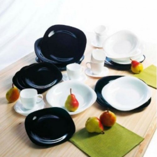 Сервіз Luminarc CARINE white and black 19 предметів