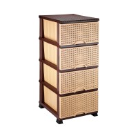 Комод Elif Wicker 296-1 Бежевый