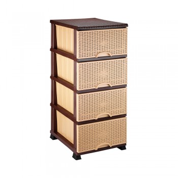 Комод Elif Wicker 296-1 Бежевий