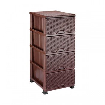 Комод Elif Wicker 296-2 Коричневый