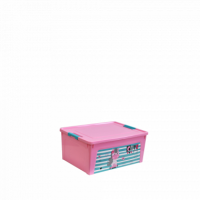 Контейнер Алеана Smart box с декором Pet Shop 7,9 л Розовый-Розовый Контейнер Алеана Smart box с декором Pet Shop 7,9 л Розовый-Розовый