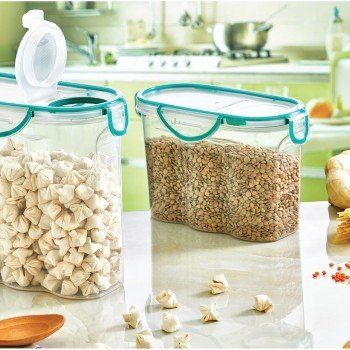 Герметичная емкость для сыпучих продуктов 1,7 л Irak Plast SA-585