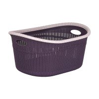 Корзина Irak Plast Knit 35 л LA-530 Фиолетовый