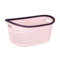 Кошик Irak Plast Knit 35 л LA-530 Рожевий