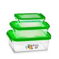Набор боксов с ручками Народный продукт 0,55л 1,2л 2,5л